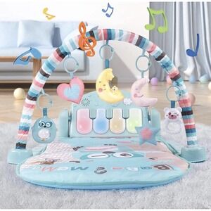 TEMI Baby Gym Toys Activity Play Mat Kick and Play Piano Gym Center with Music